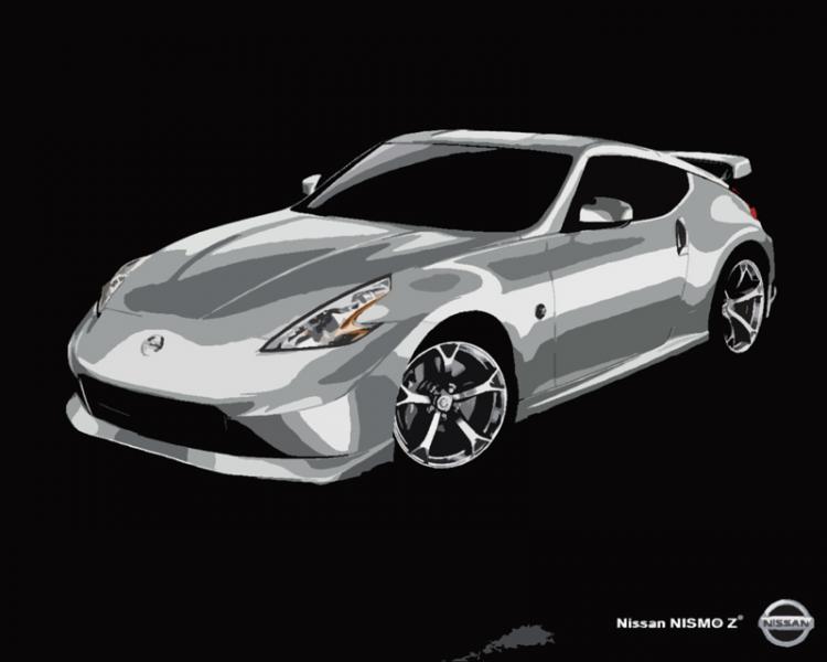 Here's my comic book style NISMO...done in photoshop...