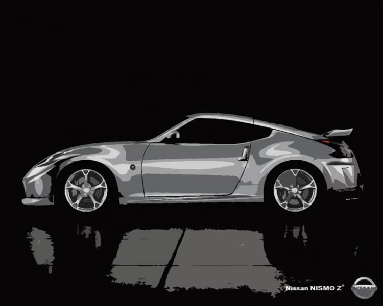 Here's my comic book style NISMO...done in photoshop...