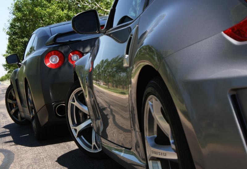 My NISMO w/ my friend's GT-R