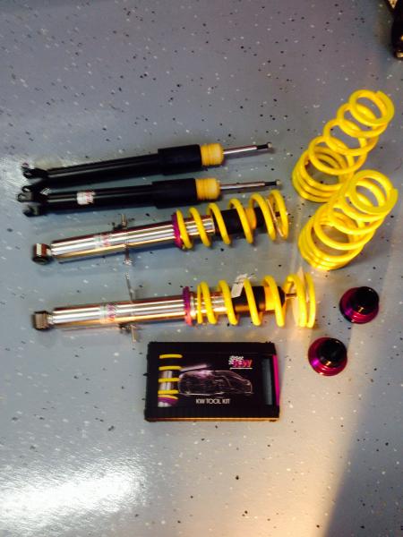 KW variant 1 coilovers.