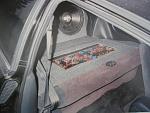 Amp install in the rear seat, amp was number 0071 of 1000 made, Son of Frank ampenstien from PG back in the very early '90's, and cost about 1/5 of a...