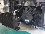 Setrab 25 row oil cooler with 6.5 Spal fan 
Setrab Supercharger cooler