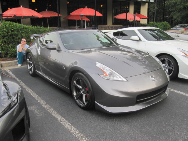 My wife behind my new car @ C&O