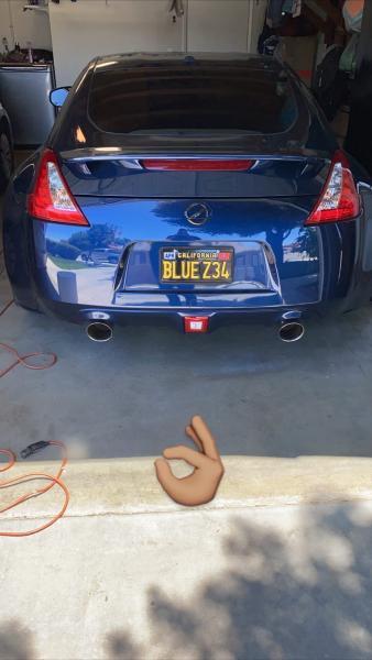 Rear big Z emblem and 370Z delete