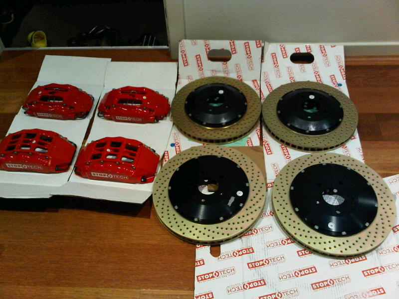 Stoptech front and rear kits