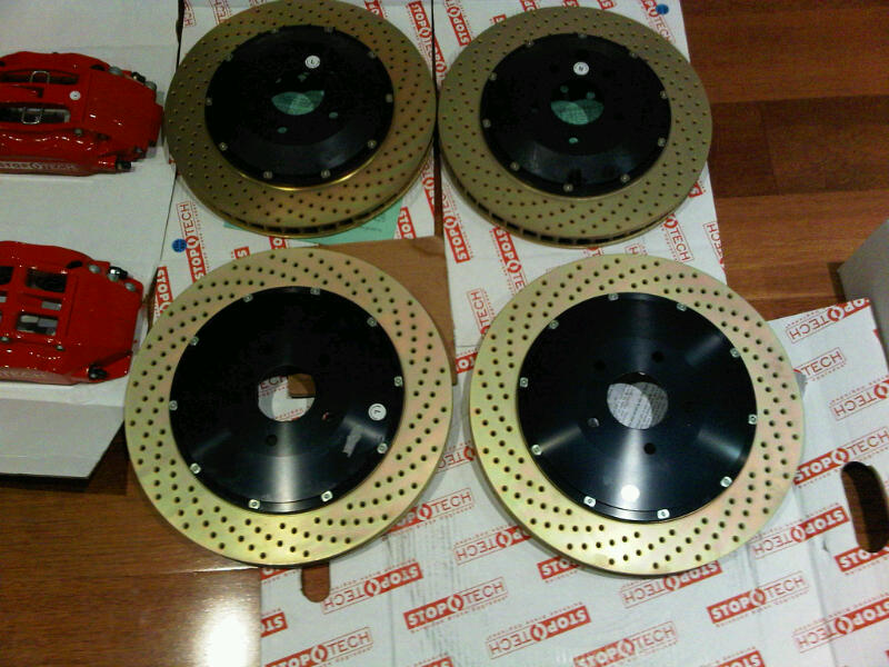 Stoptech rotors 15inF n 14inR