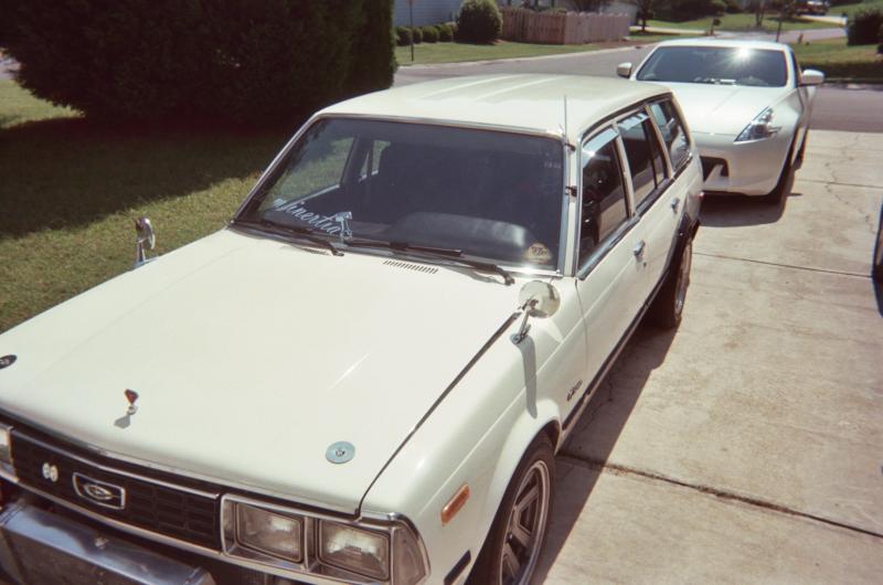 My son's '79 Corona Wagon with a 1JZ motor and The Pearl!