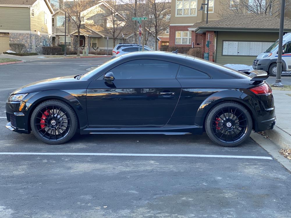 2019 Audi TT RS HRE FF15 side view