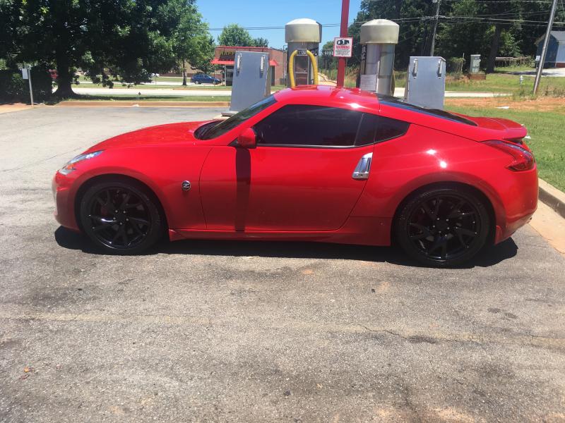 Tint: Passenger & Driver 20%
Powder Coated Gloss Black 13+ Sport Wheels
H&R BOLT-ON 20mm Spacers F&R
STOCK Suspension