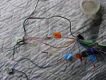 023 
Kenwood to Factory wire harness.  The colors matched!  Note the blue antenna wire from Kenwood hooks to the blue power wire on antenna harness...