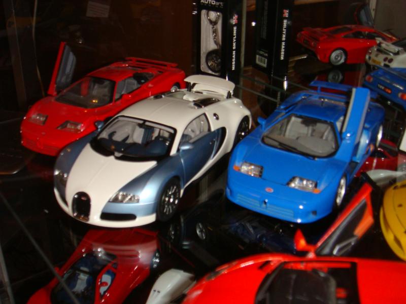 Bugatti Veyron & two Bugatti EB110's