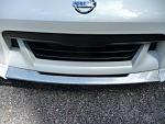 close-up of bomex front  lip spoiler w/ magnezium fiber fx