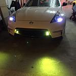 Eagle eye fog lights in grill / with parking lights on