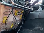 All the wires seen here will need to be removed carefully from the factory seat.  The Seat itself holds the Airbag, the occupant sensor and the...