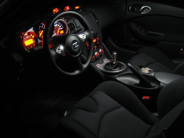 Interior with LED's installed