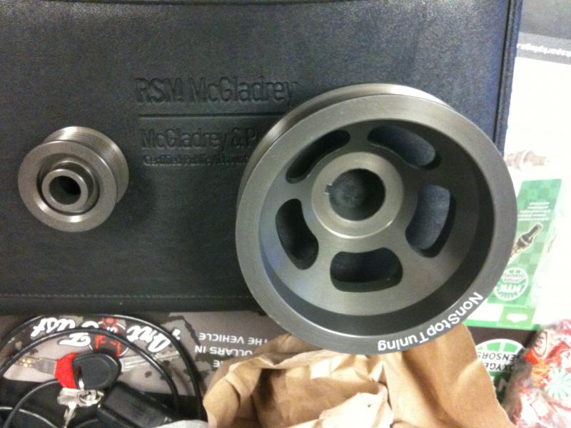 NST pulley kit just before install