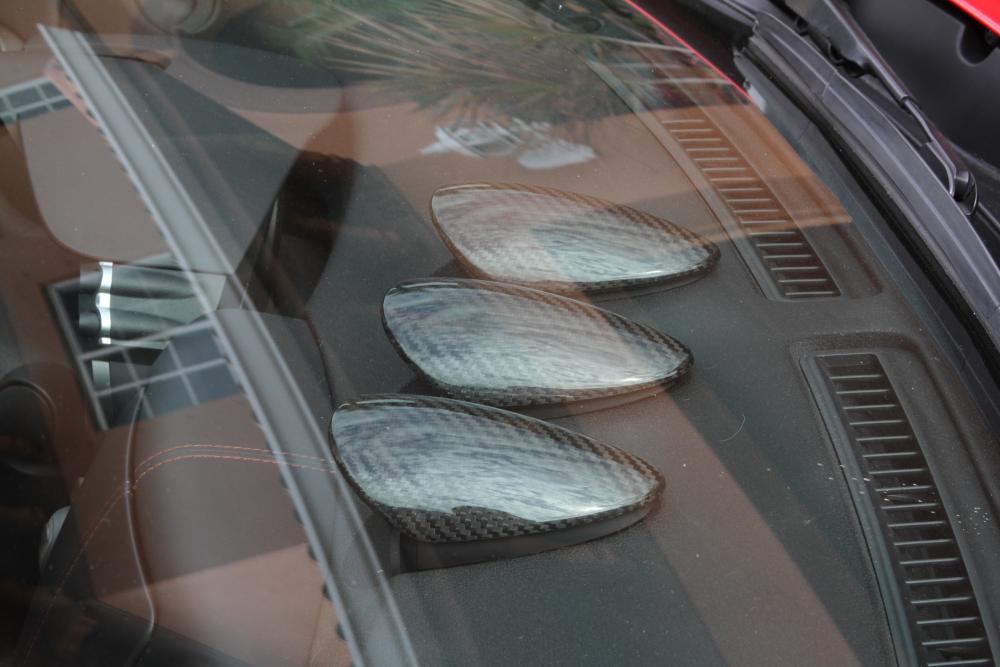 Evo-R gauge hat covers. Sick cloud reflection!