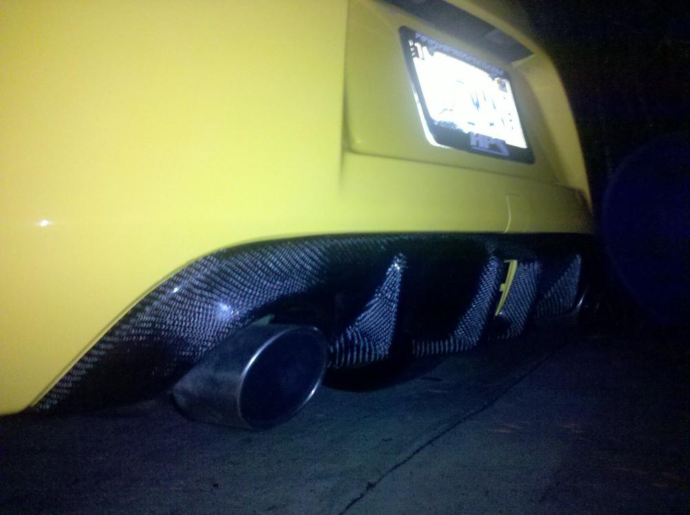 CF Rear Diffuser