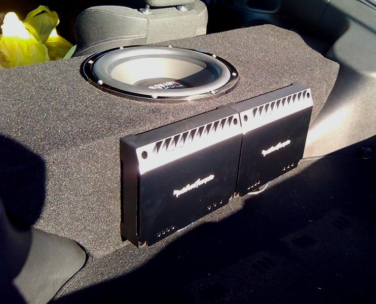 Rockford Fosgate amps
MB Quart 12" Sub