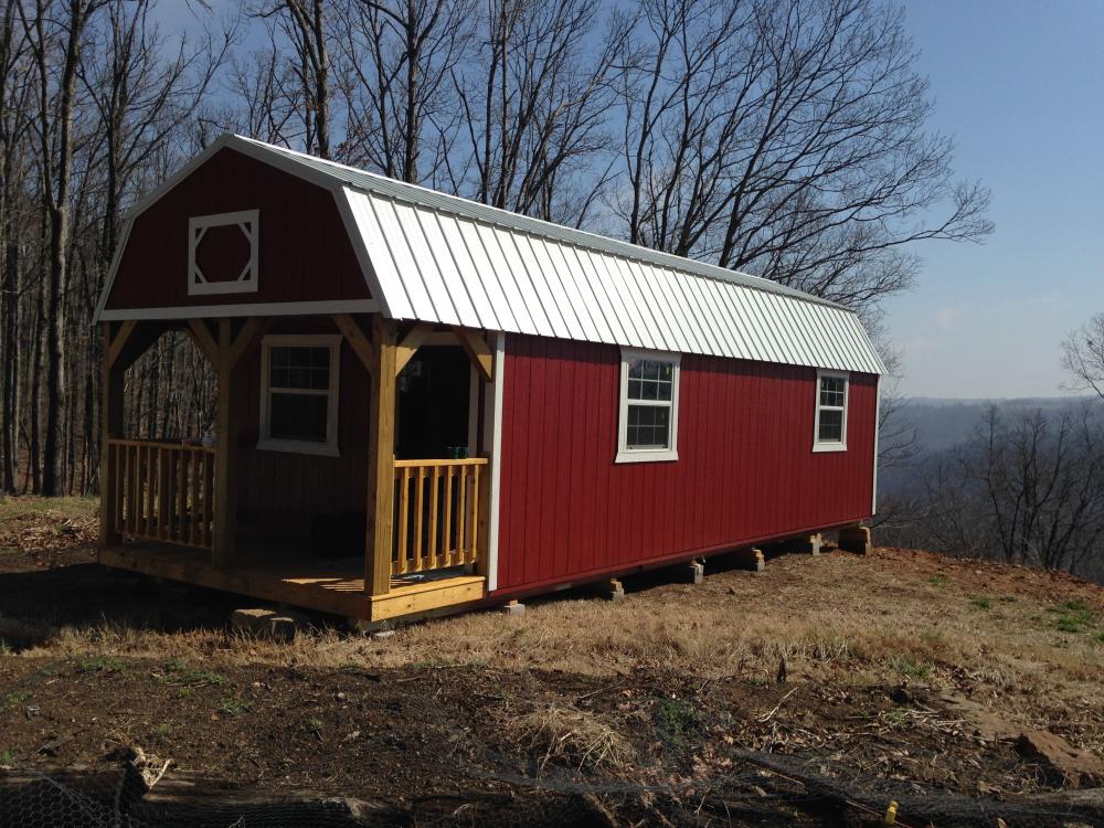 cabin outside