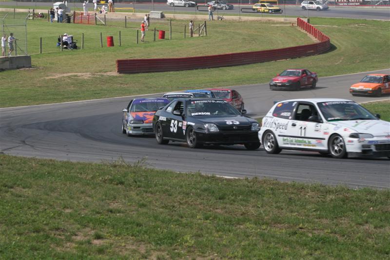 Me racing (#53 Prelude) at the NASA Honda Challenge Championships