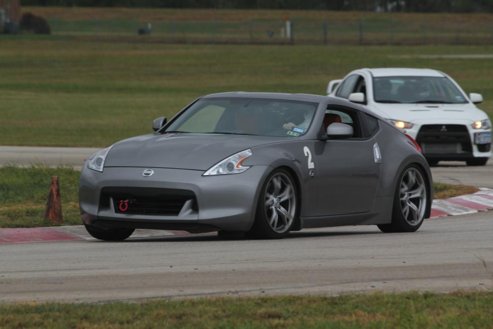 Nissan 370z vs evo 9 #8