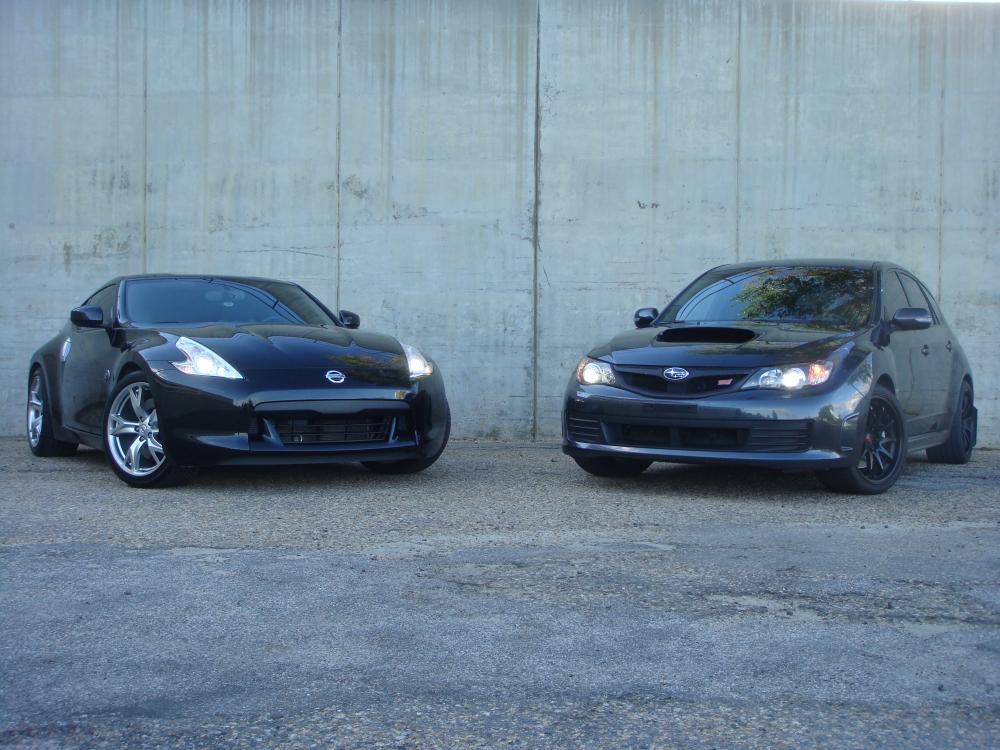 My Z and my buddy's STI