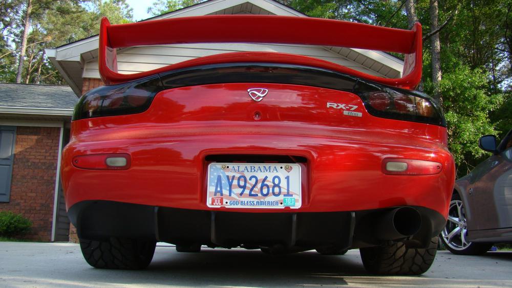 Rear diffuser from ShineAuto