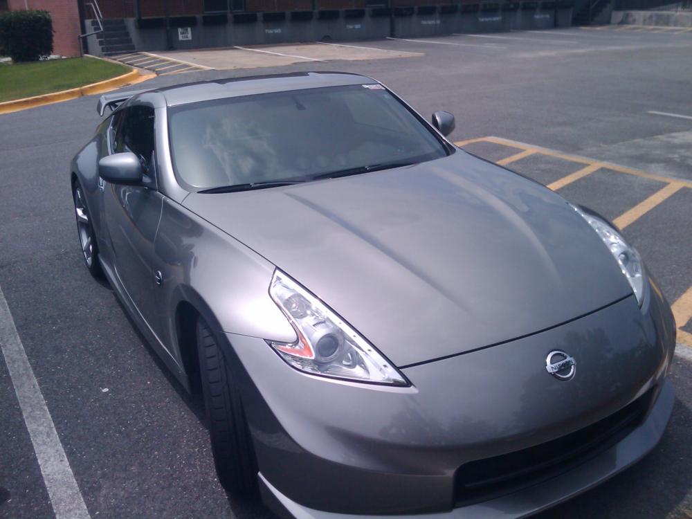 Just tinted the windshield 50% Can you tell? It's reflective, not black.