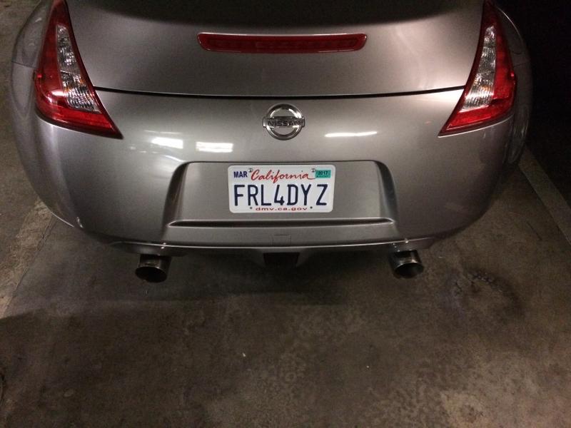 2nd "Mod" Vanity Plates Letting Everyone Know What She Is