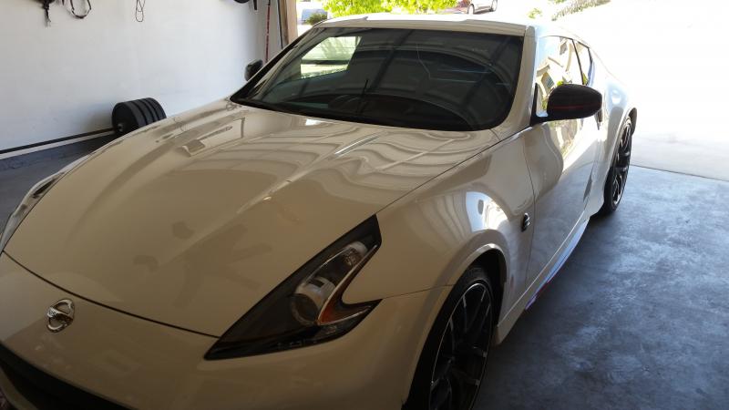 16 370Z nismO After ~ 300 mile drive back home, finally home sweet home. Got a wash too.