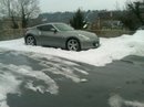 stuck in the snow at school