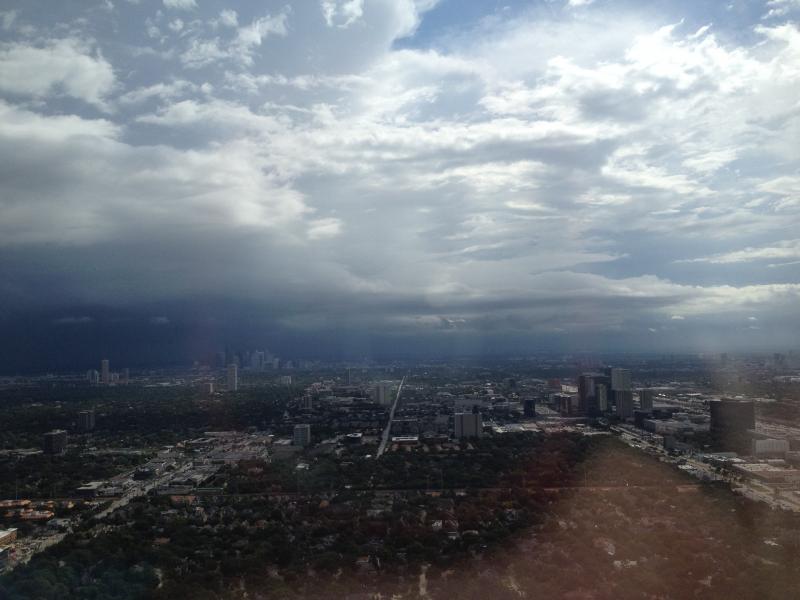 Watching a storm roll in from my office