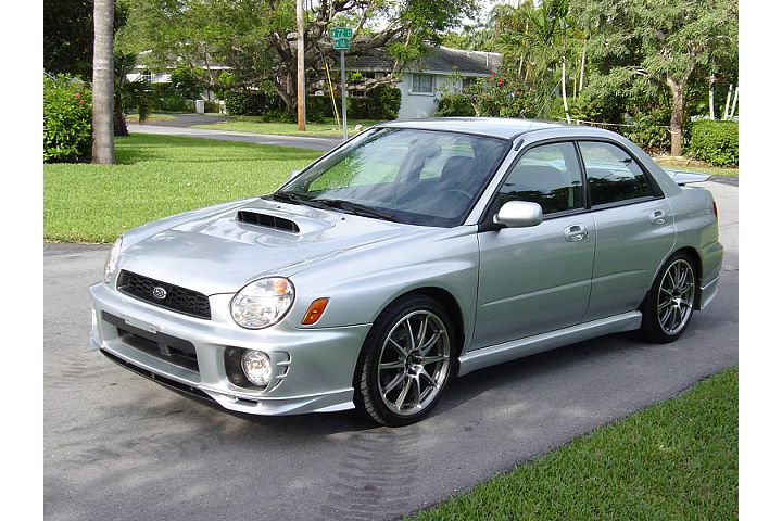 '02 WRX. 18" Rota Tarmac IIs, OEM Subaru Aero kit, JDM hoodscoop