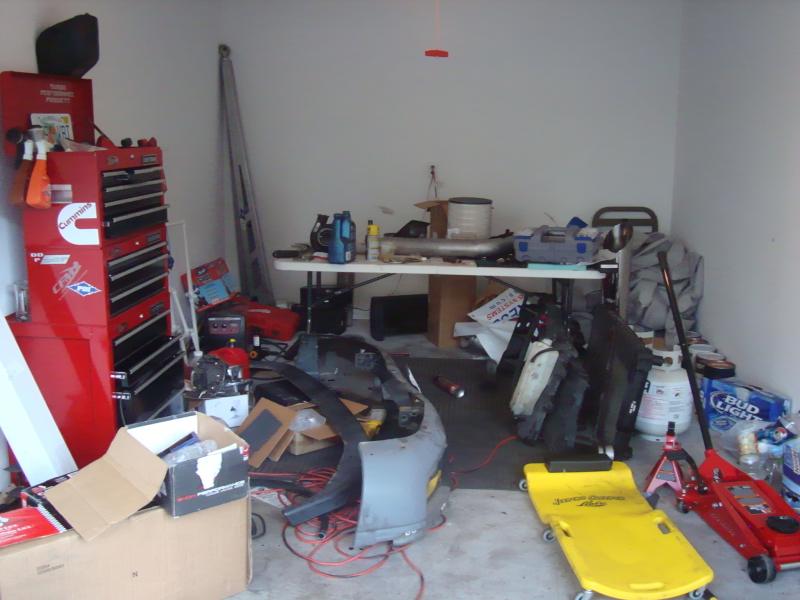 garage a mess