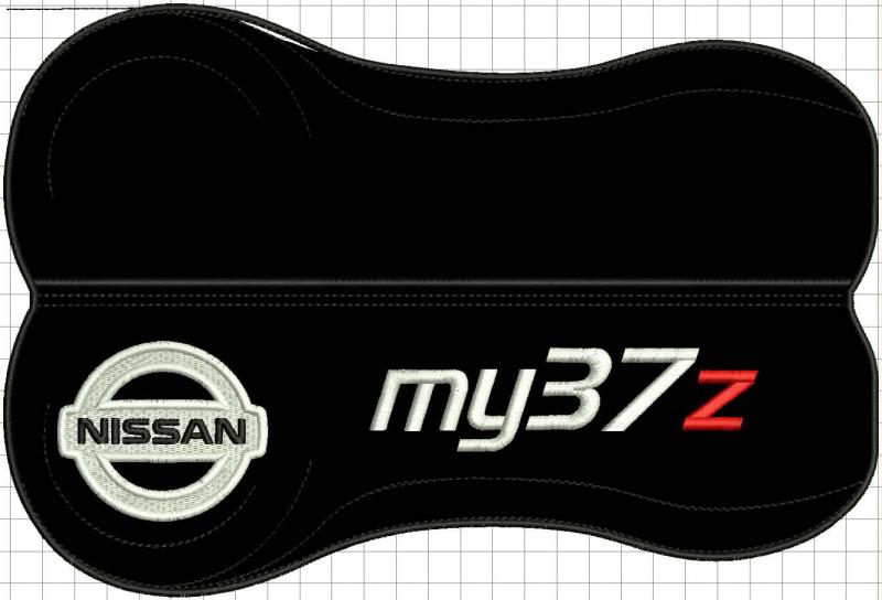 nissan my37z (custom leather shoulder pads)