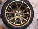 New drag wheels  
Forgestar CF5V - Super Deep Concave 
Nitto NT-05R 305/35/19