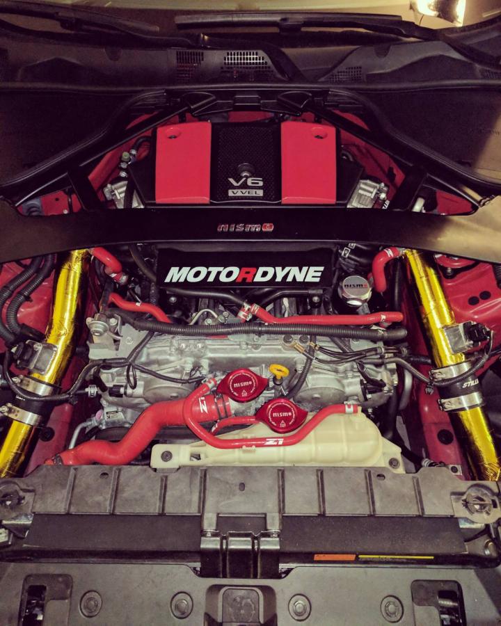 Engine bay as of 10/02/17