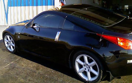 350Z after getting the windows tinted