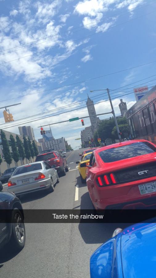 snapchat picture of Nashville, TN on memorial day