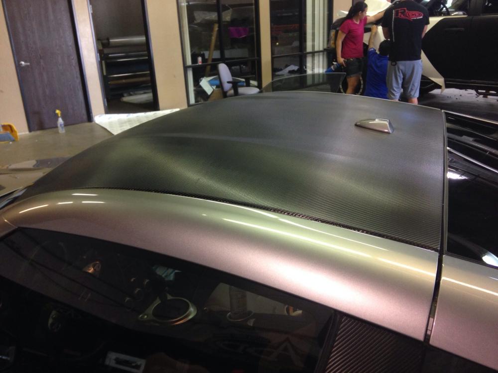 3M Carbon Fiber Roof Wrap