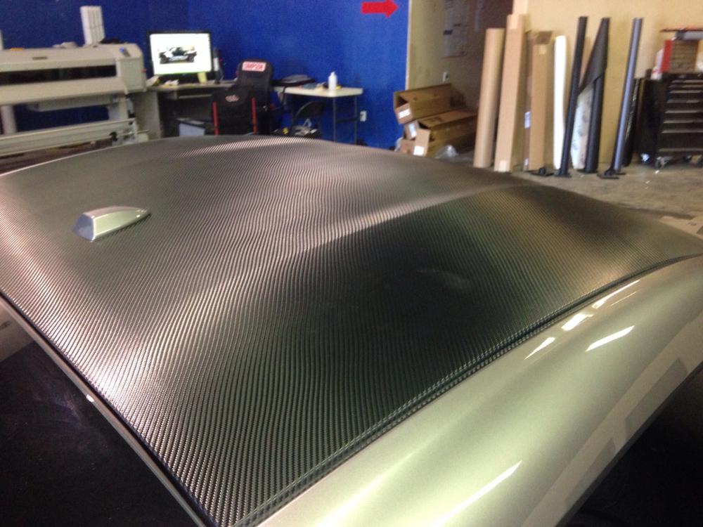 3M Carbon Fiber Roof Wrap