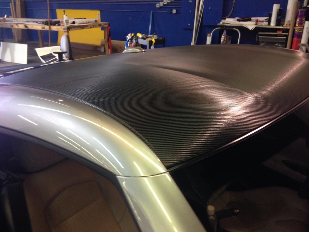 3M Carbon Fiber Roof Wrap