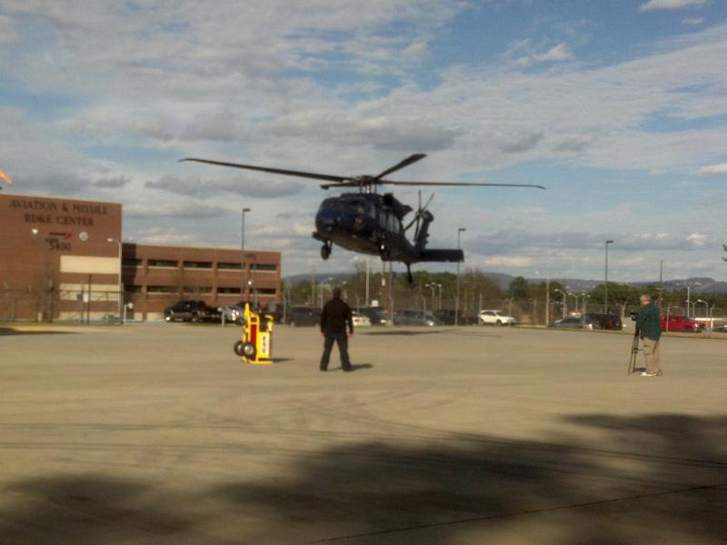 718 heading out for it's test flight.