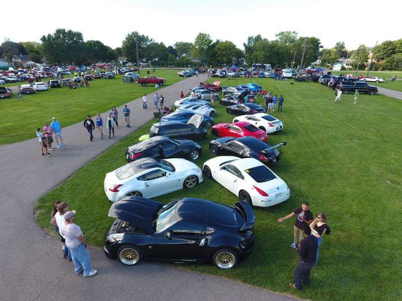 Wisconsin car meet.