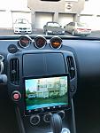 Joying DVR dash camera on screen