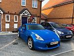 Nissan 370z with bike rack