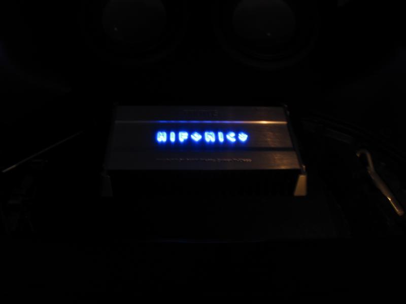 The sweet blue glow, I hated hiding it under the subs.

Install completed without cutting or drilling anything into the Z