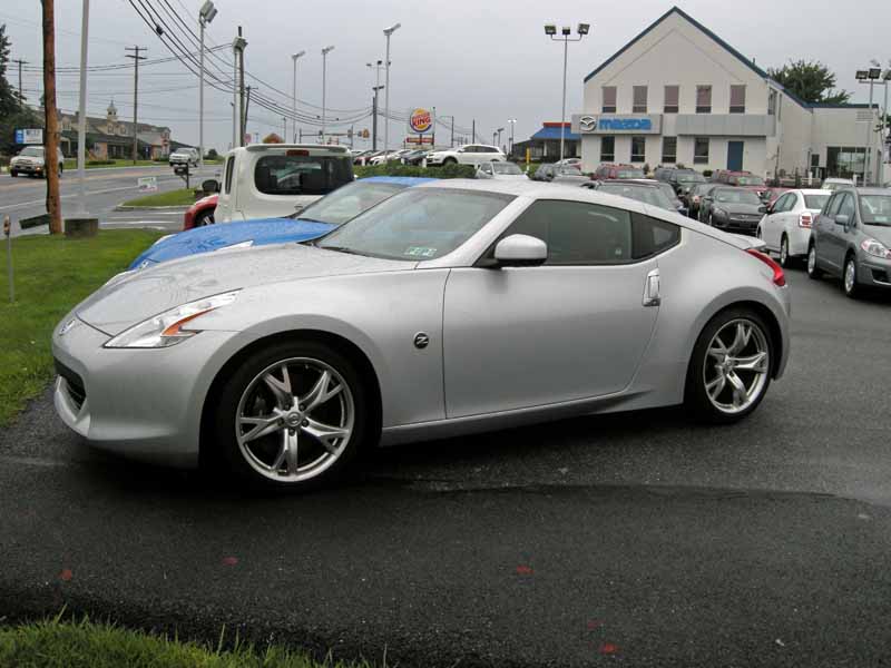 Silver 370z.