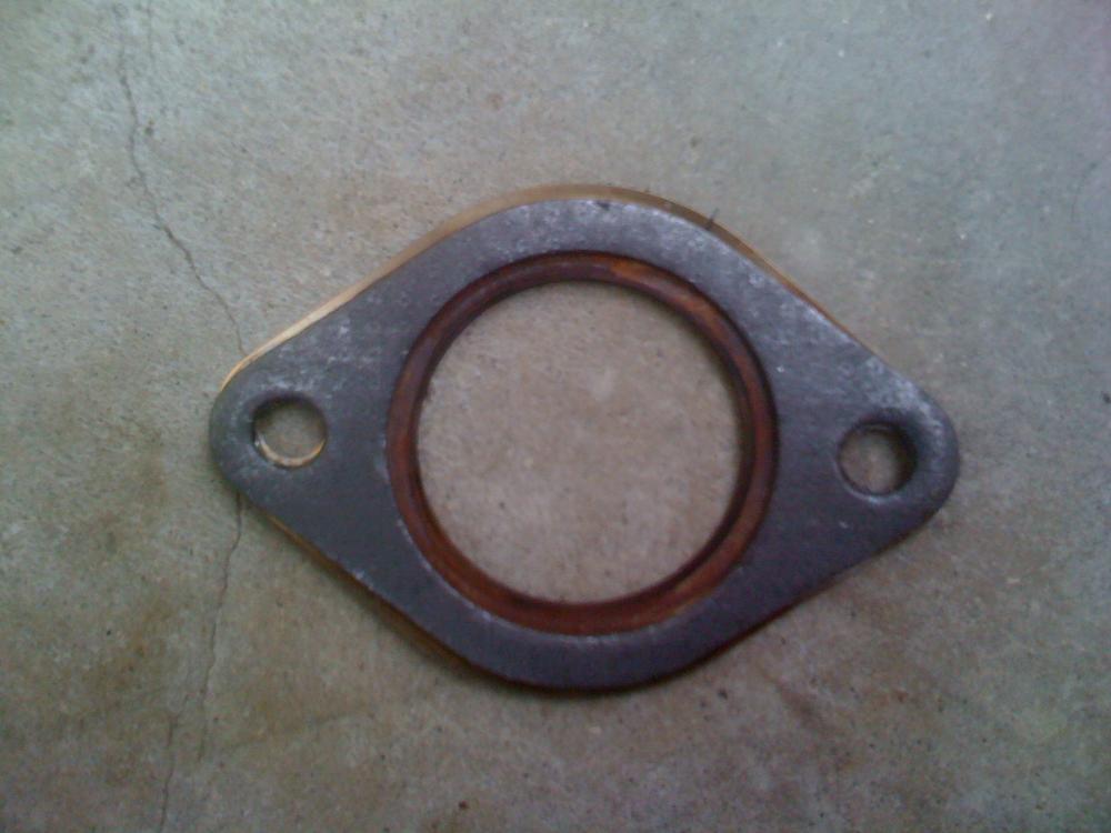 Stock gasket compared to new gasket.